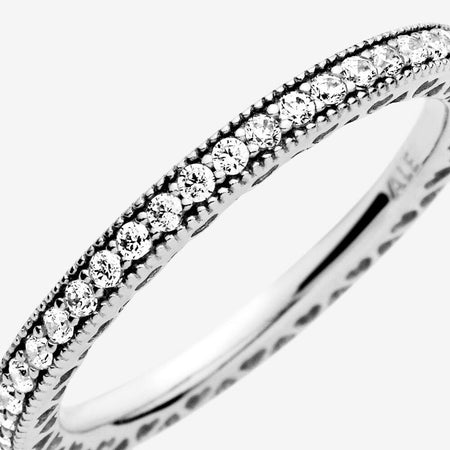 Pandora Anello pietre scintillanti e cuori