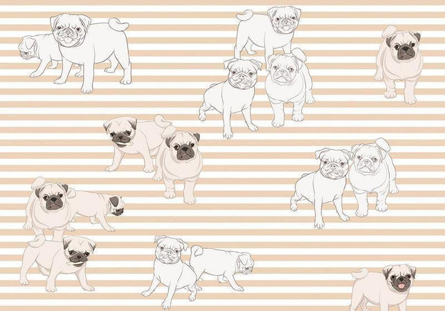 Fotomurale Playful Dogs