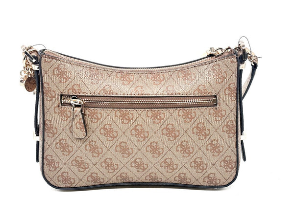 Borsa Guess donna a spalla marrone logata elegante