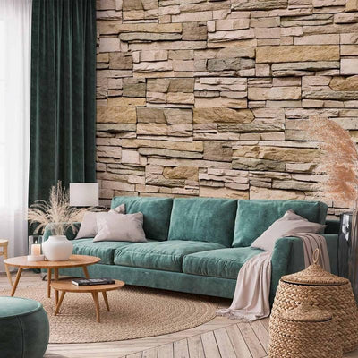 Carta da Parati disegno Pietra Decorativa