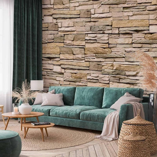 Carta da Parati disegno Pietra Decorativa