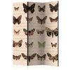 Paravento Retro Style: Butterflies [divisori da interno]