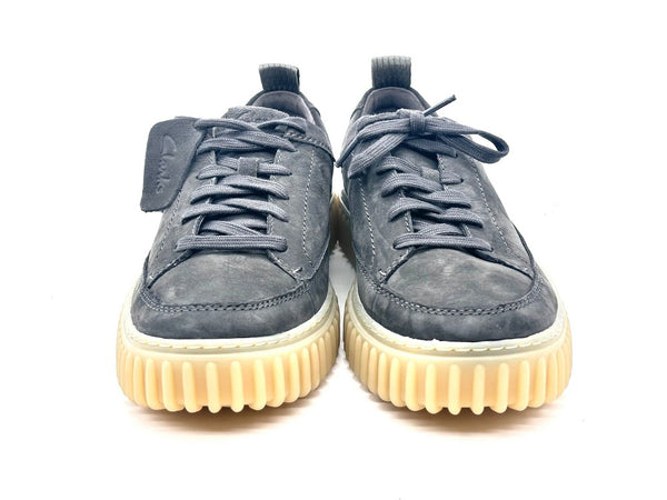 Clarks sneakers uomo Torhill Lace in nubuk grigio antracite