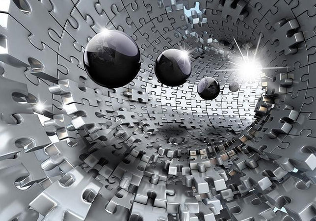 Fotomurale Puzzle Tunnel