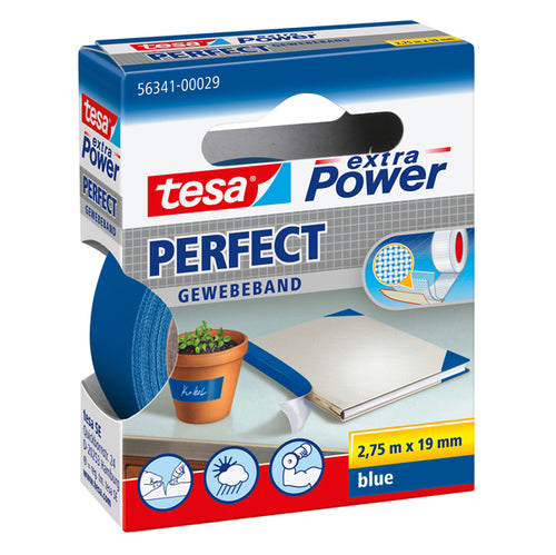 Nastro Adesivo Telato 19Mmx2,7Mt Blu 56341 Xp Perfect