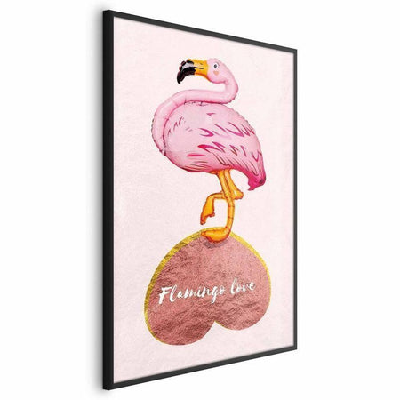 Poster - Flamingo in Love