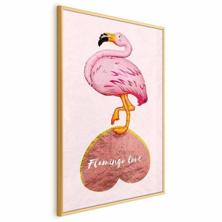 Poster - Flamingo in Love