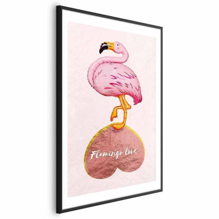 Poster - Flamingo in Love