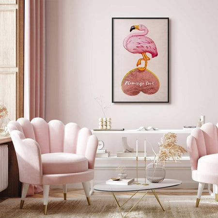 Poster - Flamingo in Love
