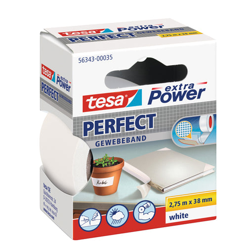 Nastro Adesivo Telato 38Mmx2,7Mt Bianco 56343 Xp Perfect