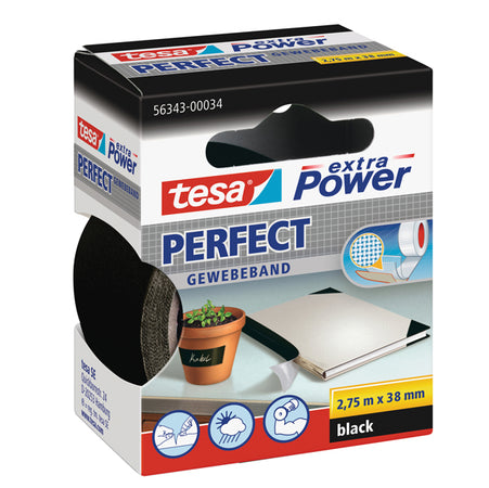 Nastro Adesivo Telato 38Mmx2,7Mt Nero 56343 Xp Perfect