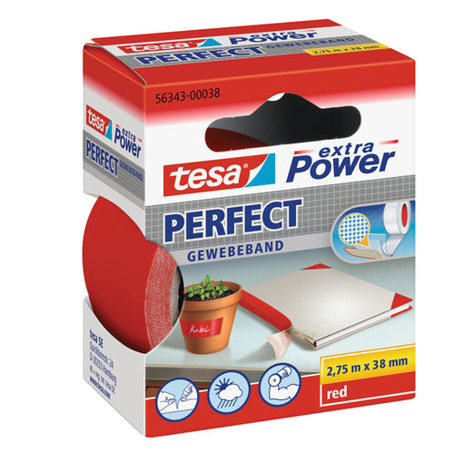 Nastro Adesivo Telato 38Mmx2,7Mt Rosso 56343 Xp Perfect