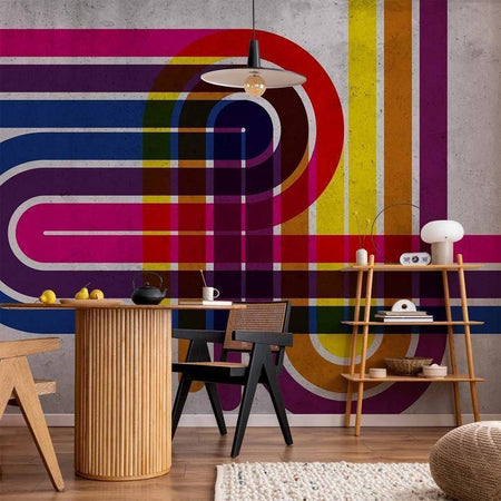 Carta da Parati Colori Tecnici Astratti