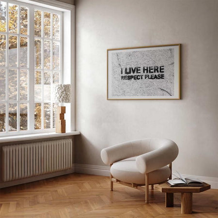 Poster - I Live Here, Respect Please