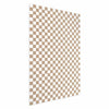 Poster - Geometry and Browns - a chessboard pattern in neutral shades
