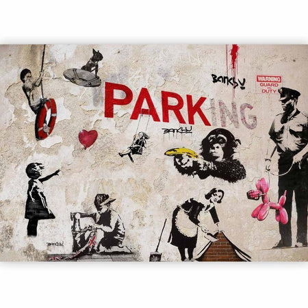 Fotomurale [Banksy] Graffiti Collage