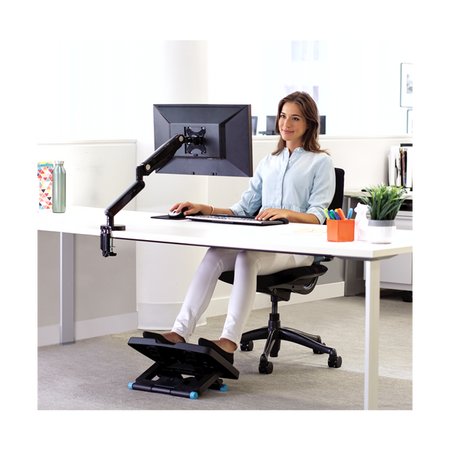 Fellowes Platinum Series 8043301 Supporti a parete per TV 101,6 cm [40] Scrivania Nero ([ON PROMO] PLATINUM SINGLE MON ARM HOLDS UP TO 40)