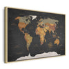 Quadro World Map: Secrets of the Earth