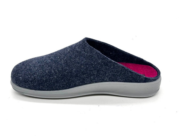 GRUNLAND Ciabatte Chiuse Donna Rama Blu fucsia