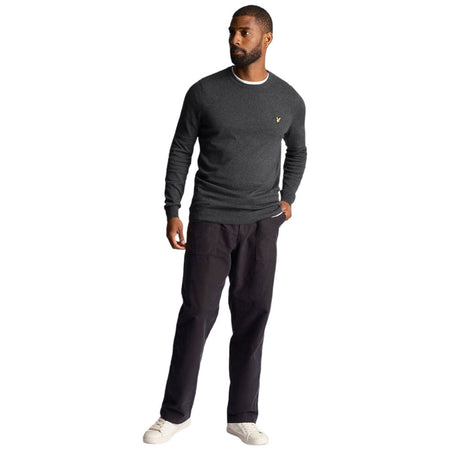 Lyle & Scott maglioncino merino grigio KN400VC