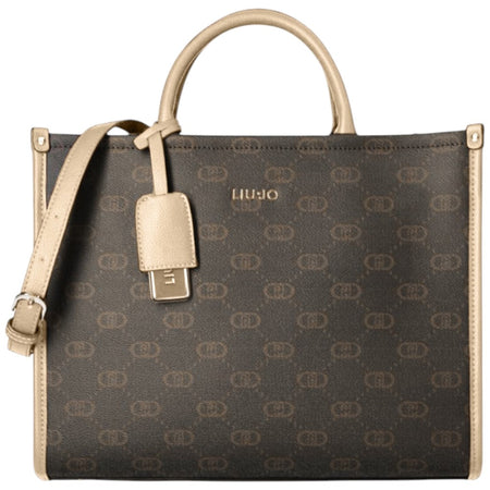 Liu Jo borsa tote neutra con logo AF5206E0668-51308