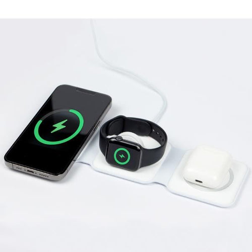 Tap 3in1 compatibile magsafe 15w bk - F-001BK