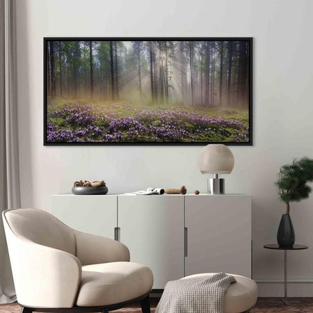 Quadro Purple Meadow (1 Part) Wide