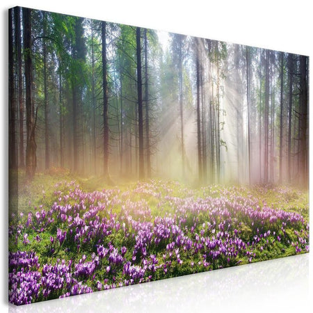 Quadro Purple Meadow (1 Part) Wide