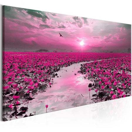 Quadro Lilies and Sunset (1 Part) Narrow