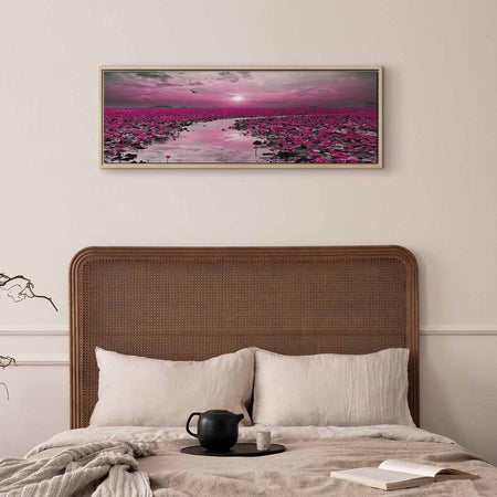 Quadro Lilies and Sunset (1 Part) Narrow