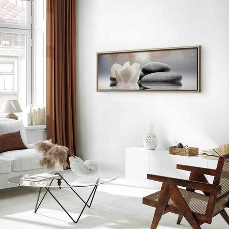 Quadro Pebbles in Water (1 Part) Narrow