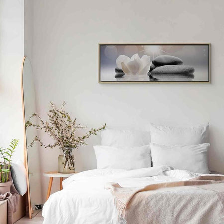 Quadro Pebbles in Water (1 Part) Narrow