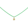Rue des Mille - GIROCOLLO STELLA VERDE FLUO ORO18KT