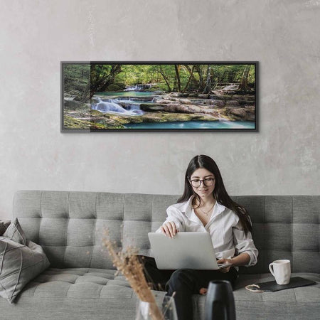 Quadro Nature Forest Waterfall