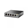 TP-LINK TL-SG1005P Non gestito Gigabit Ethernet (10/100/1000) Supporto Power over Ethernet (PoE) Nero