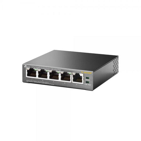 TP-LINK TL-SG1005P Non gestito Gigabit Ethernet (10/100/1000) Supporto Power over Ethernet (PoE) Nero