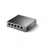 TP-LINK TL-SG1005P Non gestito Gigabit Ethernet (10/100/1000) Supporto Power over Ethernet (PoE) Nero