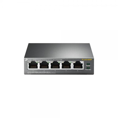 TP-LINK TL-SG1005P - SWITCH DESKTOP 5 PORTE GIGABIT - 4 POE