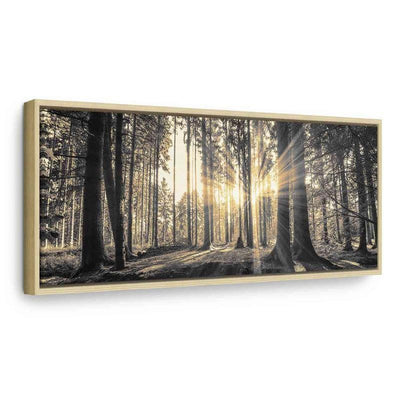 Quadro Il sole del bosco