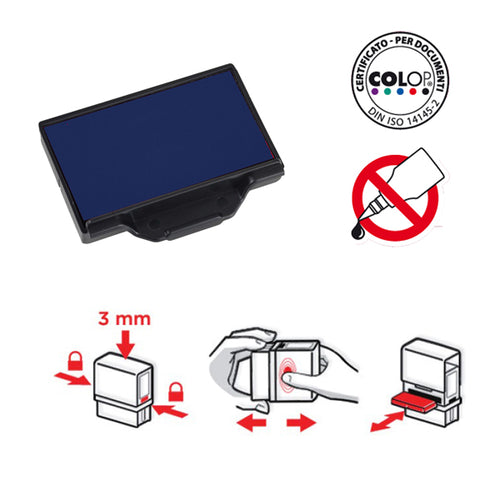 Tampone Colop E/30 Blu