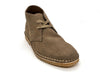 Polacchini donna in camoscio beige sabbia fondo para stile chukka