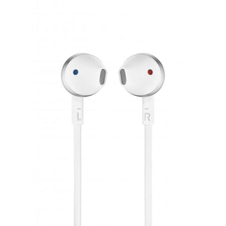 Cuffie auricolari in-ear Jbl T205 CRM - Cuffie Auricolari con Filo e Microfono, Cavo Piatto Antigroviglio, Comando a un Pulsante, Ergonomici, Custodia morbida, Jack 3,5 mm, JBL Pure Bass Sound, Croma