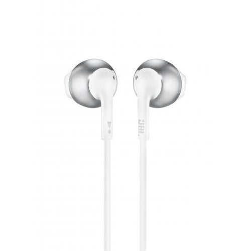 Cuffie auricolari in-ear Jbl T205 CRM - Cuffie Auricolari con Filo e Microfono, Cavo Piatto Antigroviglio, Comando a un Pulsante, Ergonomici, Custodia morbida, Jack 3,5 mm, JBL Pure Bass Sound, Croma