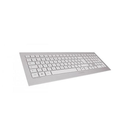 Dw 8000 Tastiera Rf Wireless Francese Argento, Bianco