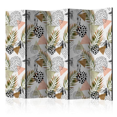 Paravento Tropical Geometry II [divisori da interno]