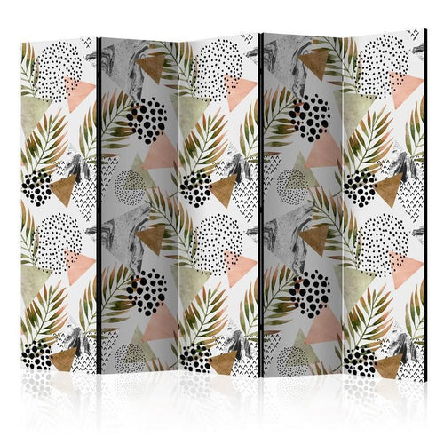 Paravento Tropical Geometry II [divisori da interno]