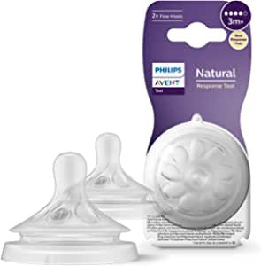 SCY964/02 - Philips Avent Tettarella per biberon Natural Response - 2 tettarelle per biberon a flusso 4