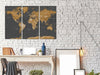 Quadro World Map Modern Aesthetics