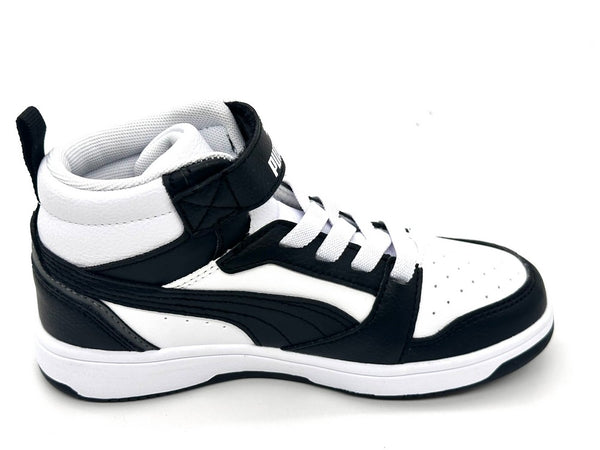 Puma Rebound Sneakers Bambino White Black