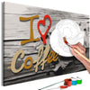 Quadro fai da te I Love Coffee